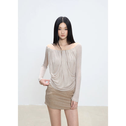 Sena Draped Gathered Top
