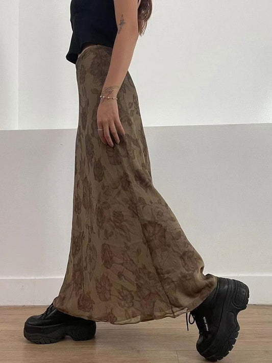 Remi Floral Midi Skirt - Montfash