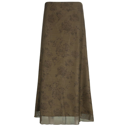 Remi Floral Midi Skirt - Montfash