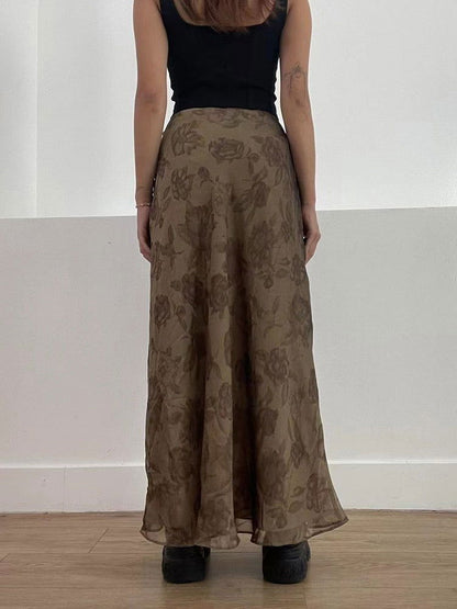 Remi Floral Midi Skirt - Montfash
