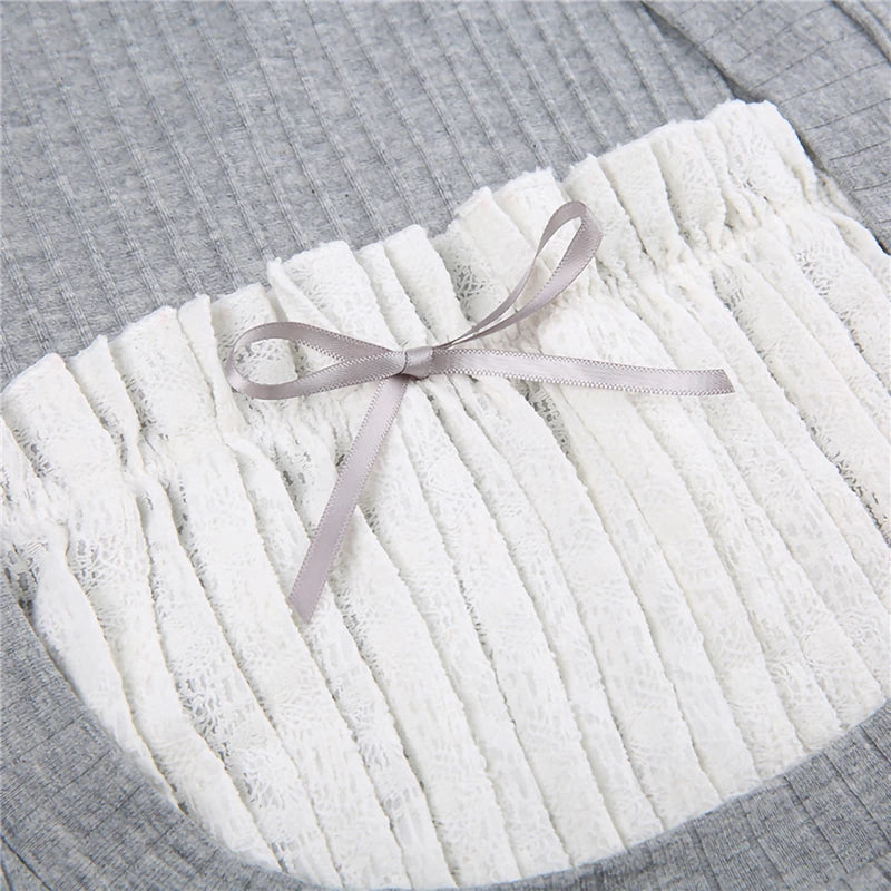 Sol Square Collar Long Sleeve T-Shirt