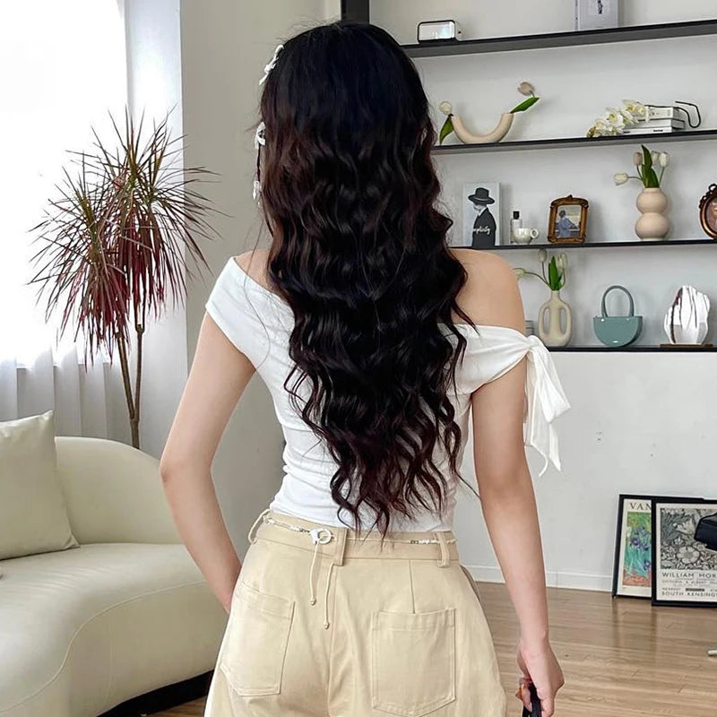 Celeste One-Shoulder Crop Top