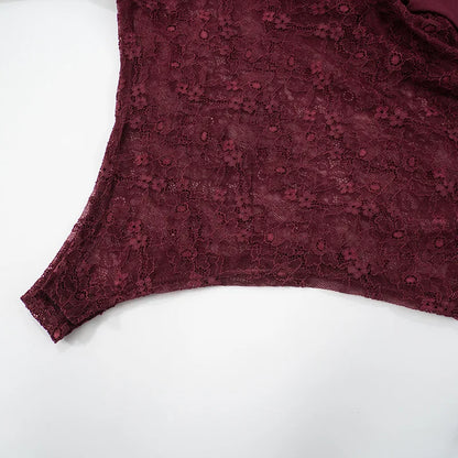 Rose Lace Up Dress