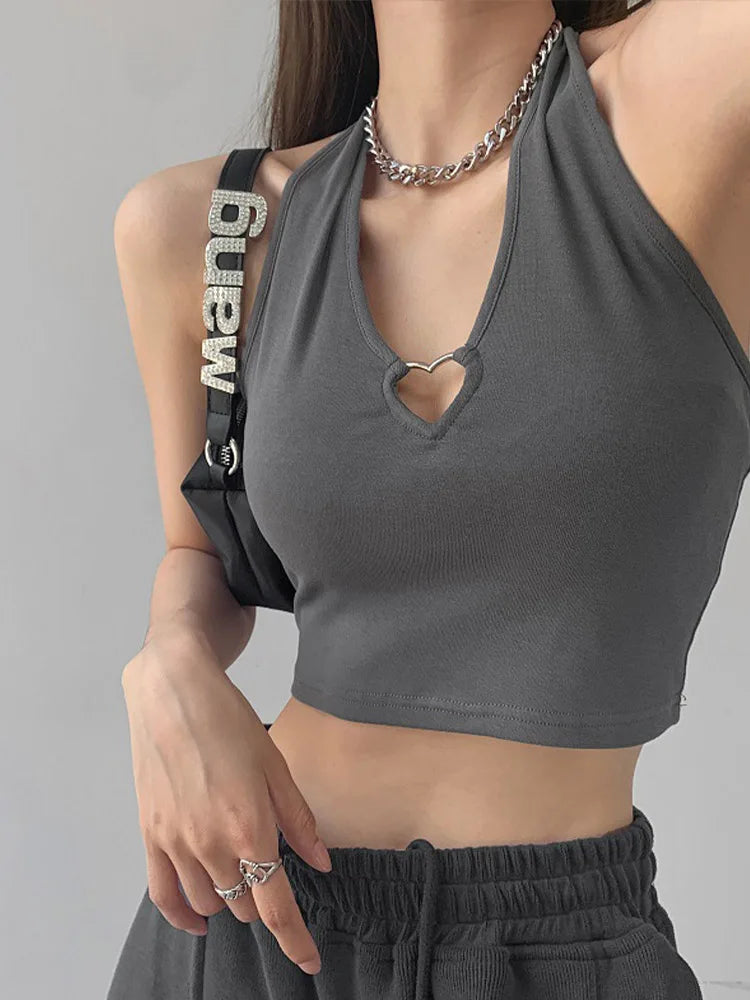 Luna Heart Halter Top