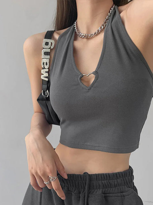 Luna Heart Halter Top