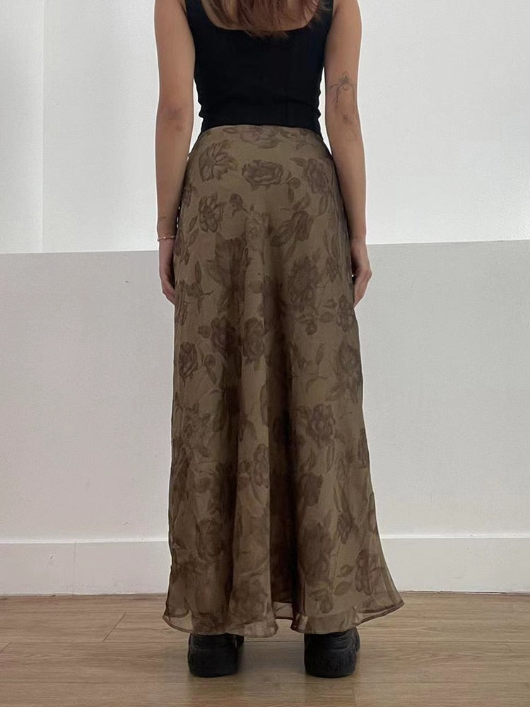 Remi Floral Midi Skirt