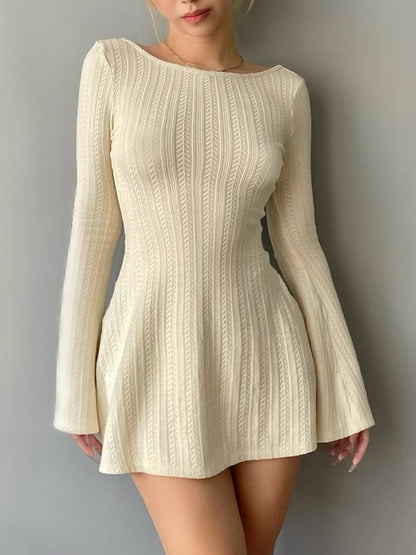 Simple V Mini Dress
