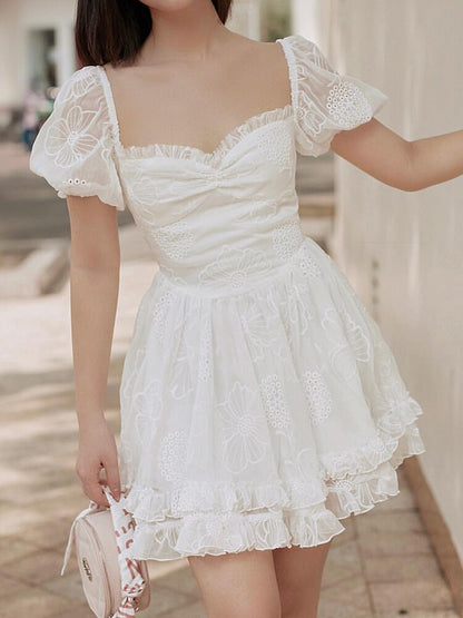 Claire Retro Cute Mini Dress