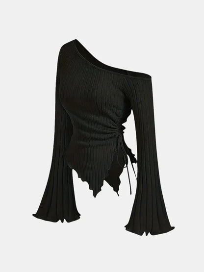 Skye Off Shoulder Long Sleeve T-shirt