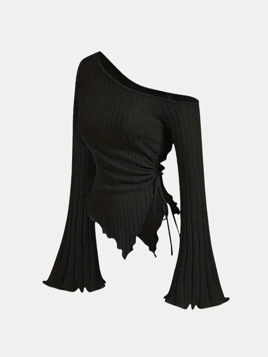Skye Off Shoulder Long Sleeve T-shirt
