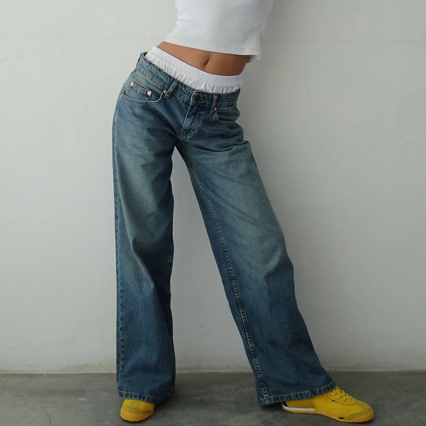 Emily Low Rise Baggy Jeans