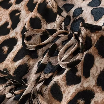 Selene Leopard Crop Top