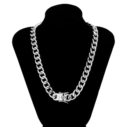 Heavy Metal Chain Choker Necklace