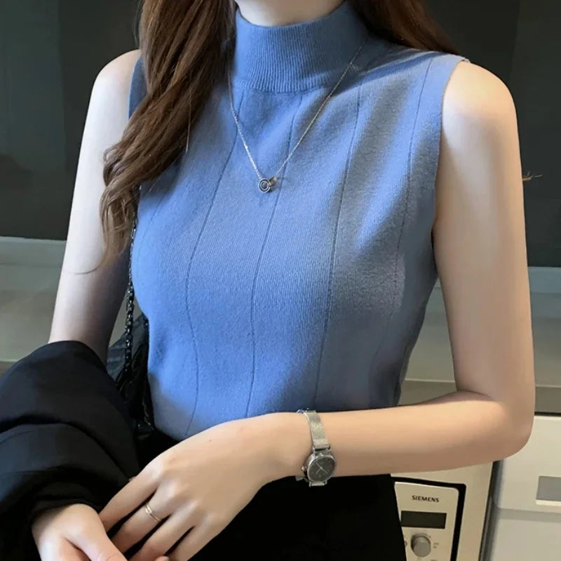 Phoebe Turtleneck Tank Top