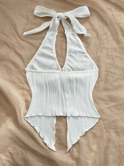 Giselle V-neck Halter  Top