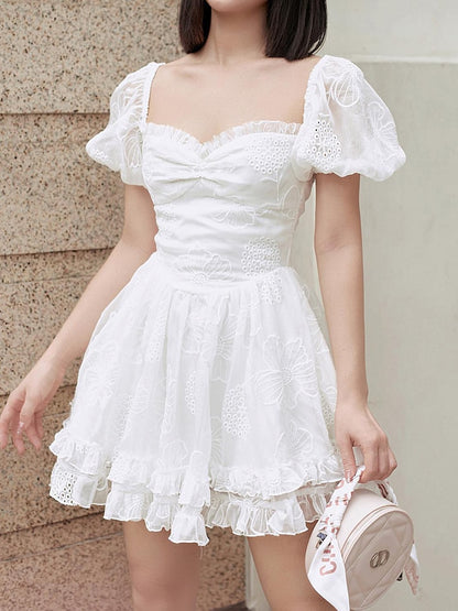 Claire Retro Cute Mini Dress
