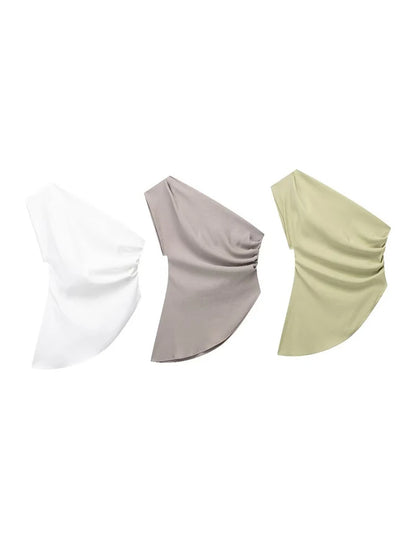Pearl Asymmetric T-shirt