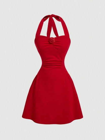 Bella Halter Mini Dress