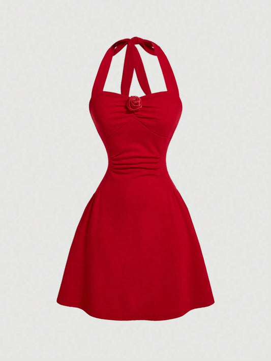 Bella Halter Mini Dress