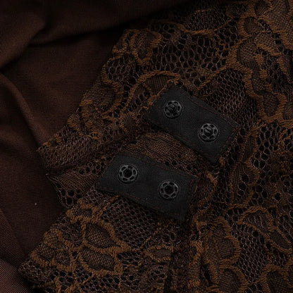 Serena Lace-Draped Satin Maxi Dress