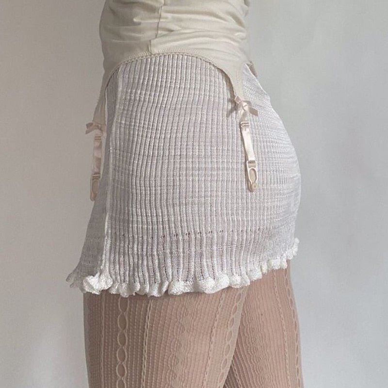 Clara Aesthetic Pencil Mini Skirt