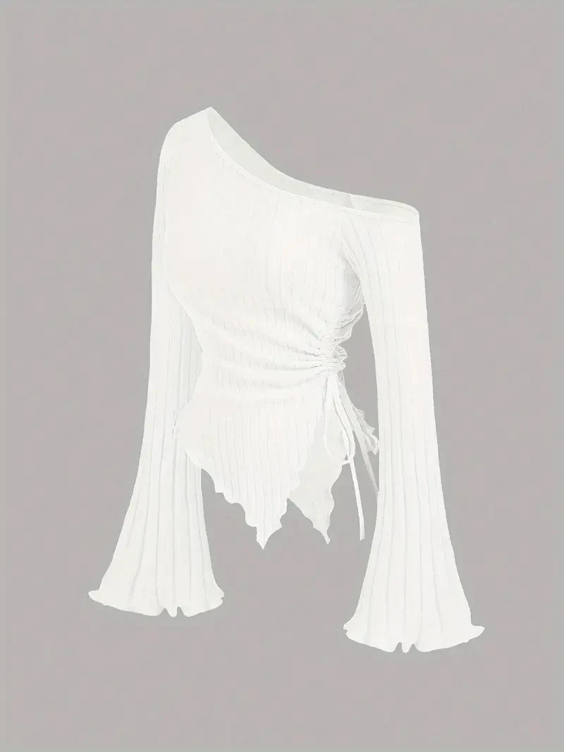 Skye Off Shoulder Long Sleeve T-shirt