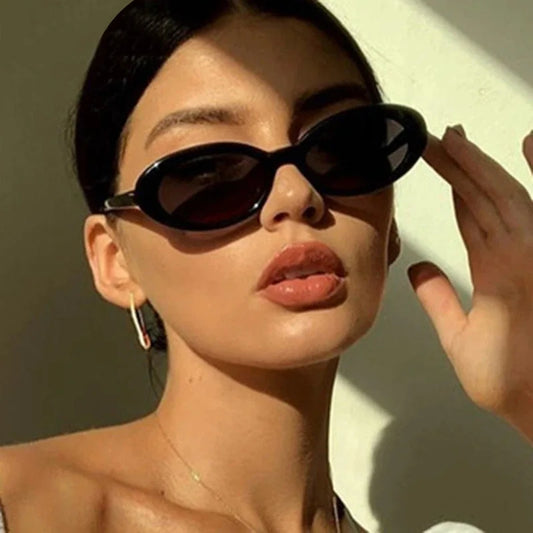 Retro Small Oval Sunglasses