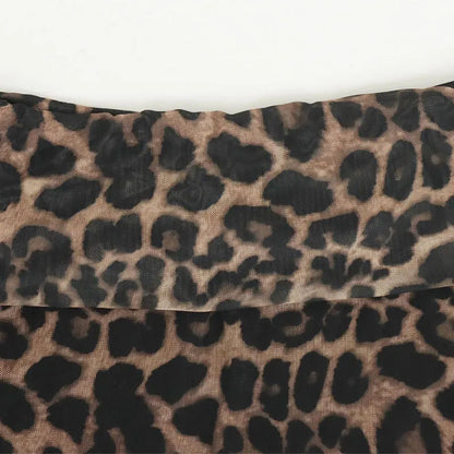 Quinn Leopard Backless T-shirt