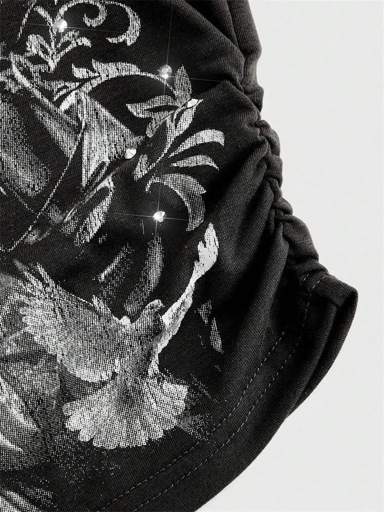 Alina Print Tube Top