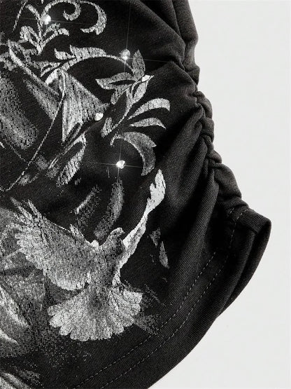 Alina Print Tube Top