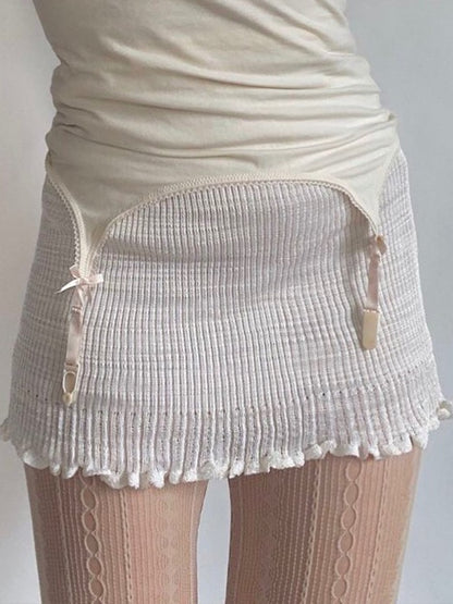 Clara Aesthetic Pencil Mini Skirt