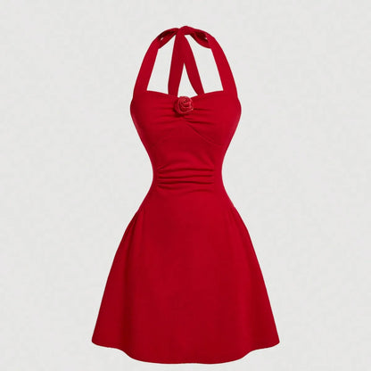 Bella Halter Mini Dress