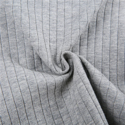 Sol Square Collar Long Sleeve T-Shirt