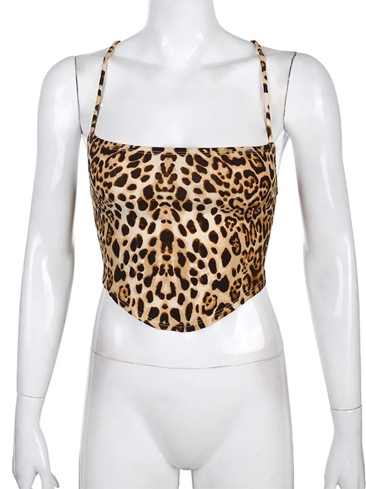 Leopard Cami Top