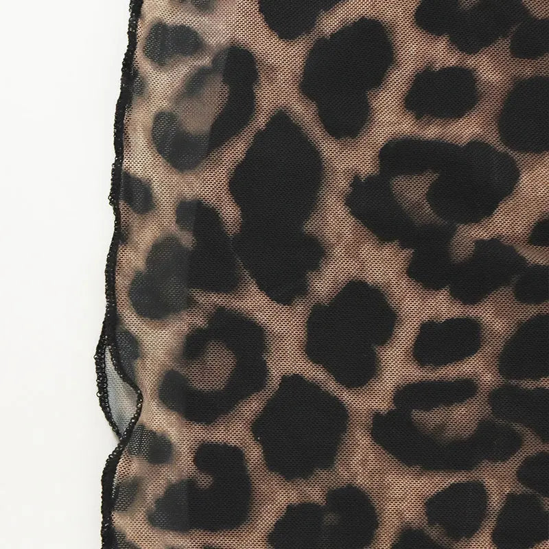 Quinn Leopard Backless T-shirt