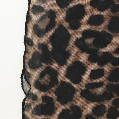 Quinn Leopard Backless T-shirt