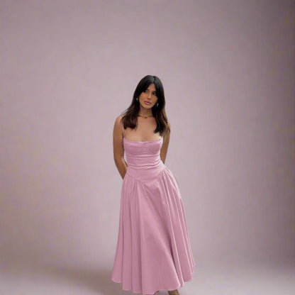 Jade Elegant Midi Dress