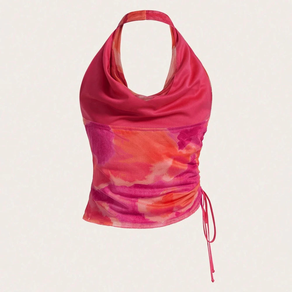 Flora Halter Top