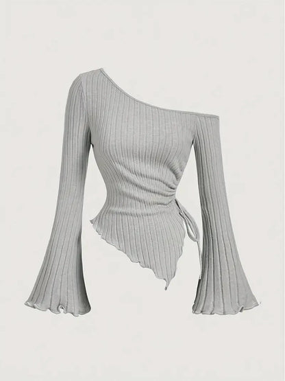 Skye Off Shoulder Long Sleeve T-shirt