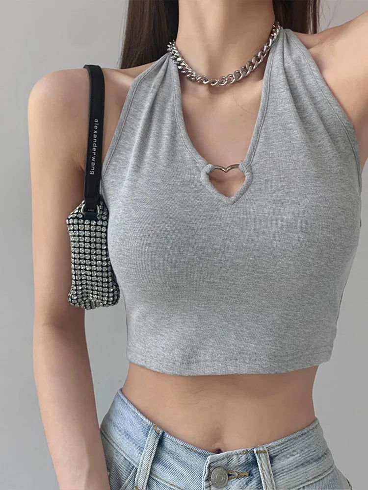 Luna Heart Halter Top