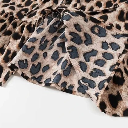Selene Leopard Crop Top