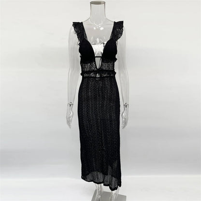 Serenity Knit Maxi Dress - Montfash