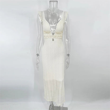Serenity Knit Maxi Dress - Montfash