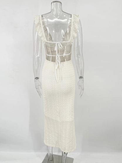 Serenity Knit Maxi Dress - Montfash