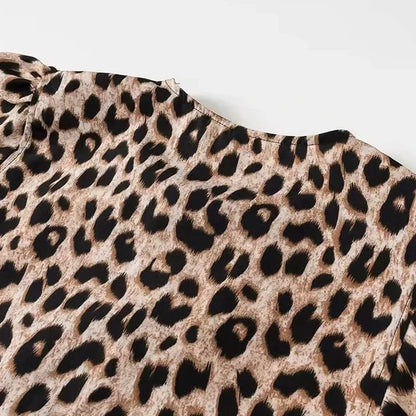 Selene Leopard Crop Top