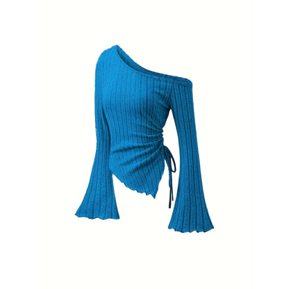 Skye Off Shoulder Long Sleeve T-shirt