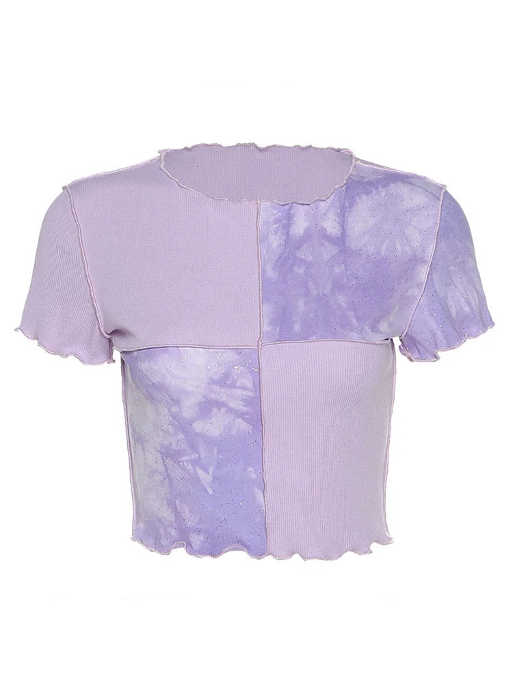 Zoe Tie Dye Crop Top - Montfash