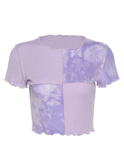 Zoe Tie Dye Crop Top - Montfash