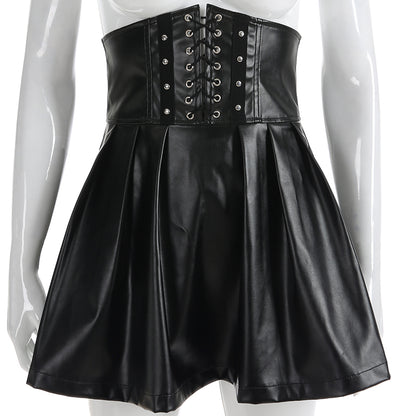 Gothic Leather Skirt